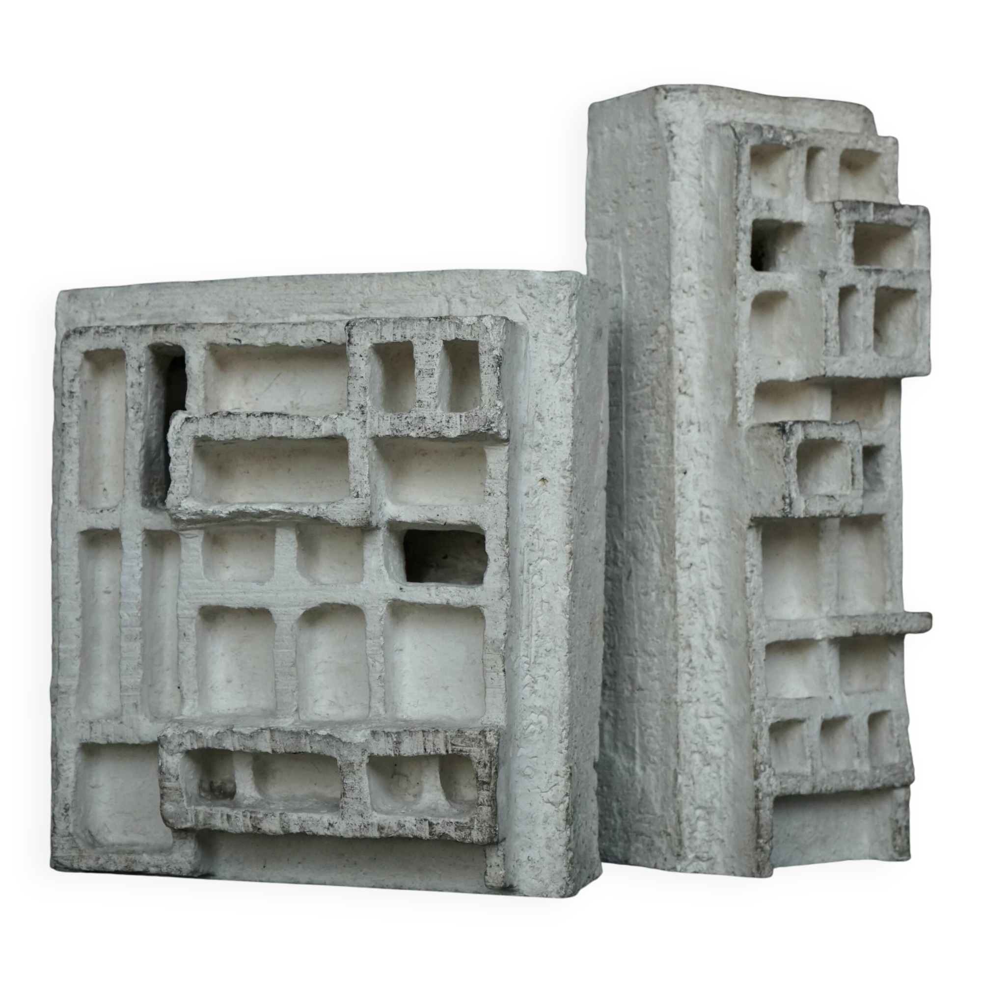 Brutalist Architectural Abstract Sculptures. 1960s