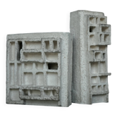 Brutalist Architectural Abstract Sculptures. 1960s