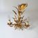vintage metal chandelier Kogl Hans design 1970 wheat ears