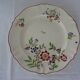 Plat rond  Sarreguemines faience ancienne fleurs STRASBOURG