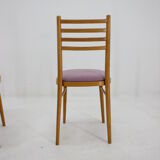 Ensemble de quatre chaises par Interier Praha, 1970, Tchécoslovaquie