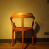 Deco wooden armchair