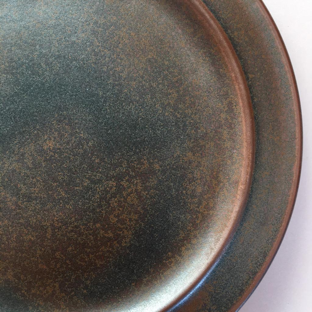 12  German dessert stoneware plates from Hutschenreuther
