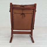 1960’s, Norwegian design, "Siesta" lounge chair by Ingmar Relling, leather, bentwood.