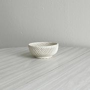 Coupelle en porcelaine torsadée italienne
