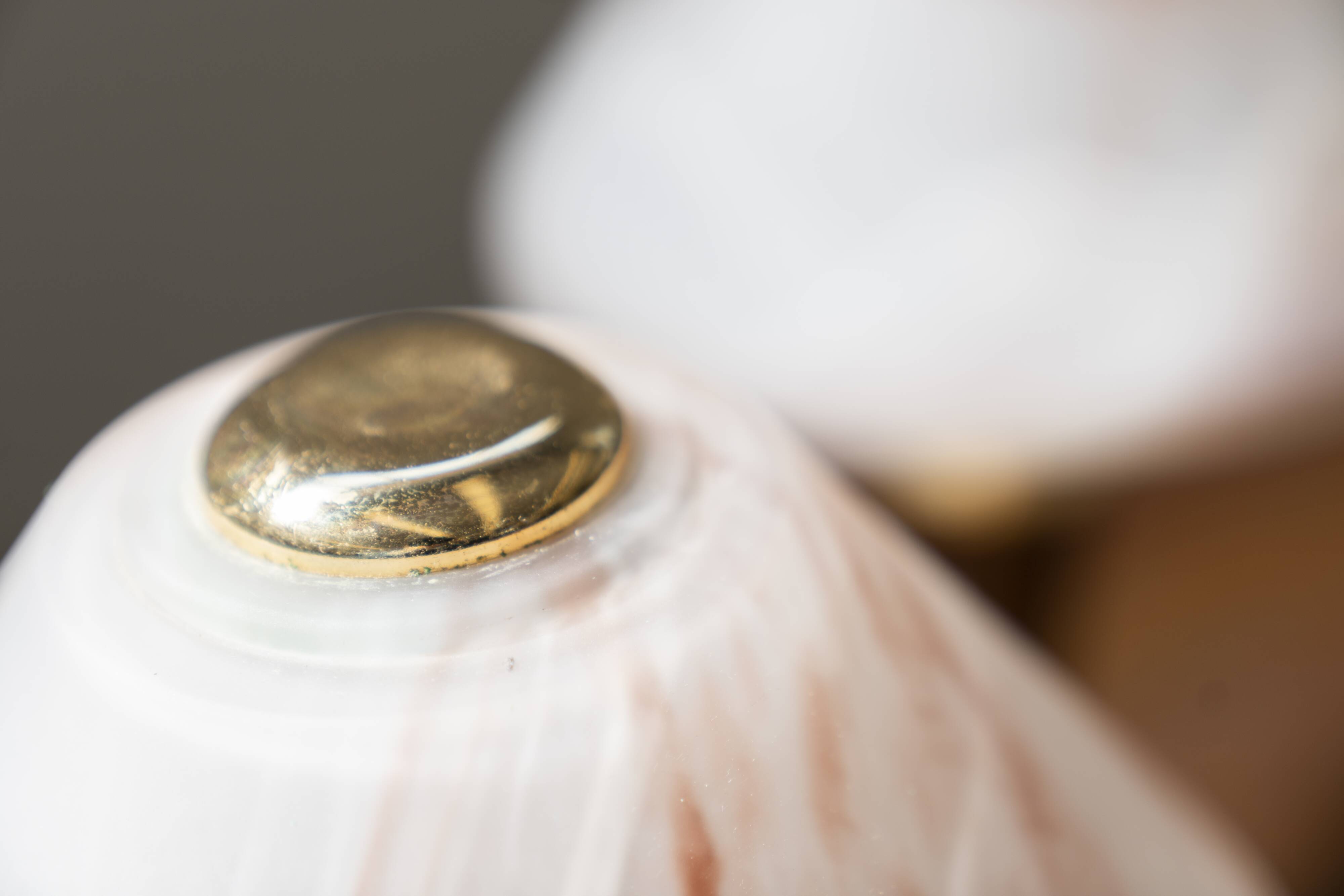 Murano glass mushroom desk lamps, 1970s, set of 2
