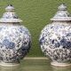Paire de potiches couvertes, Delft, 18ème, Willem Van der Kool