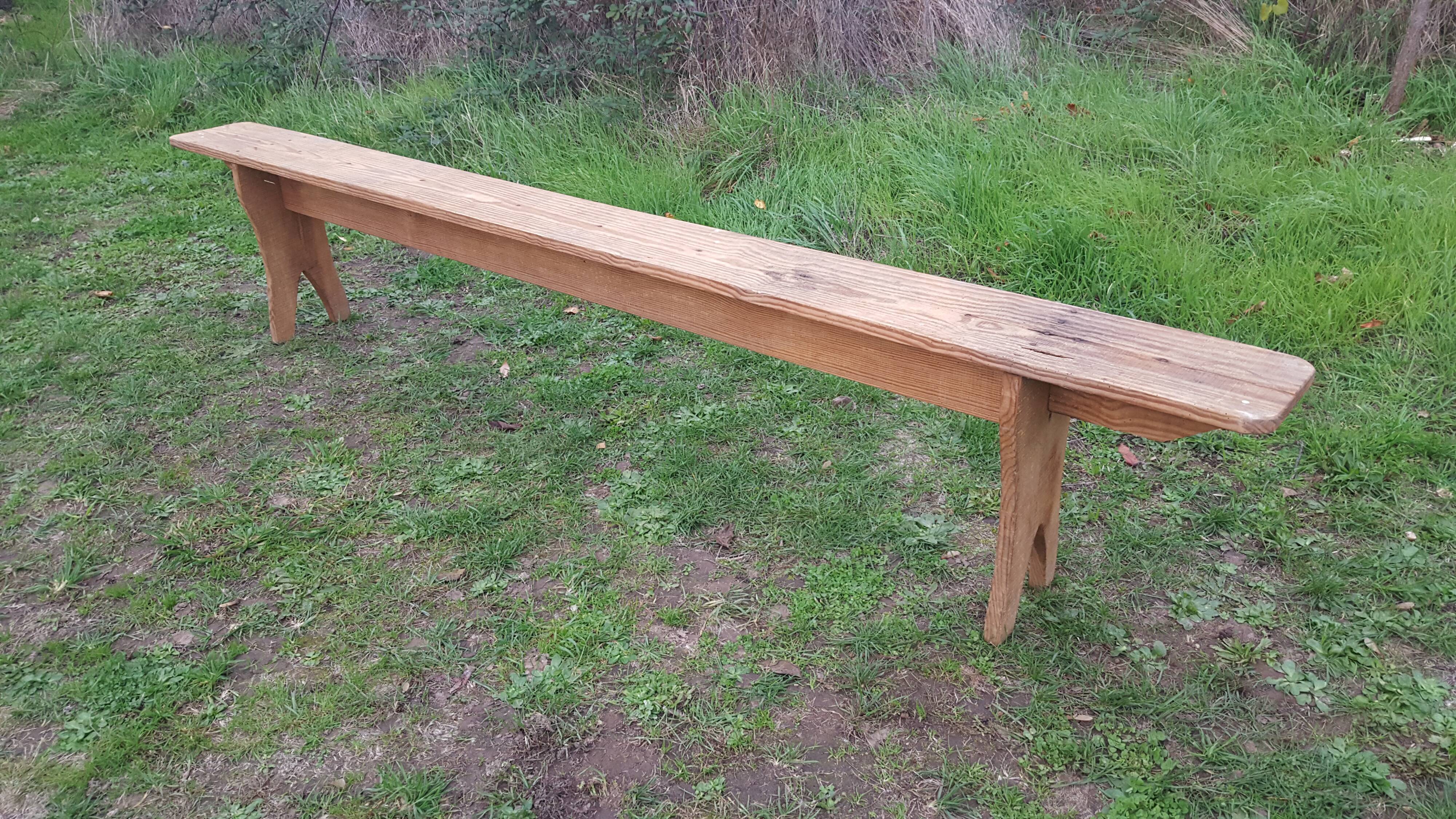 Wooden bench farm bench "oats"