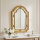 Miroir baroque vintage doré