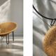 Vintage Mid-Century Italian Modern Boho Rattan Spherical Bowl Chair, 1950s