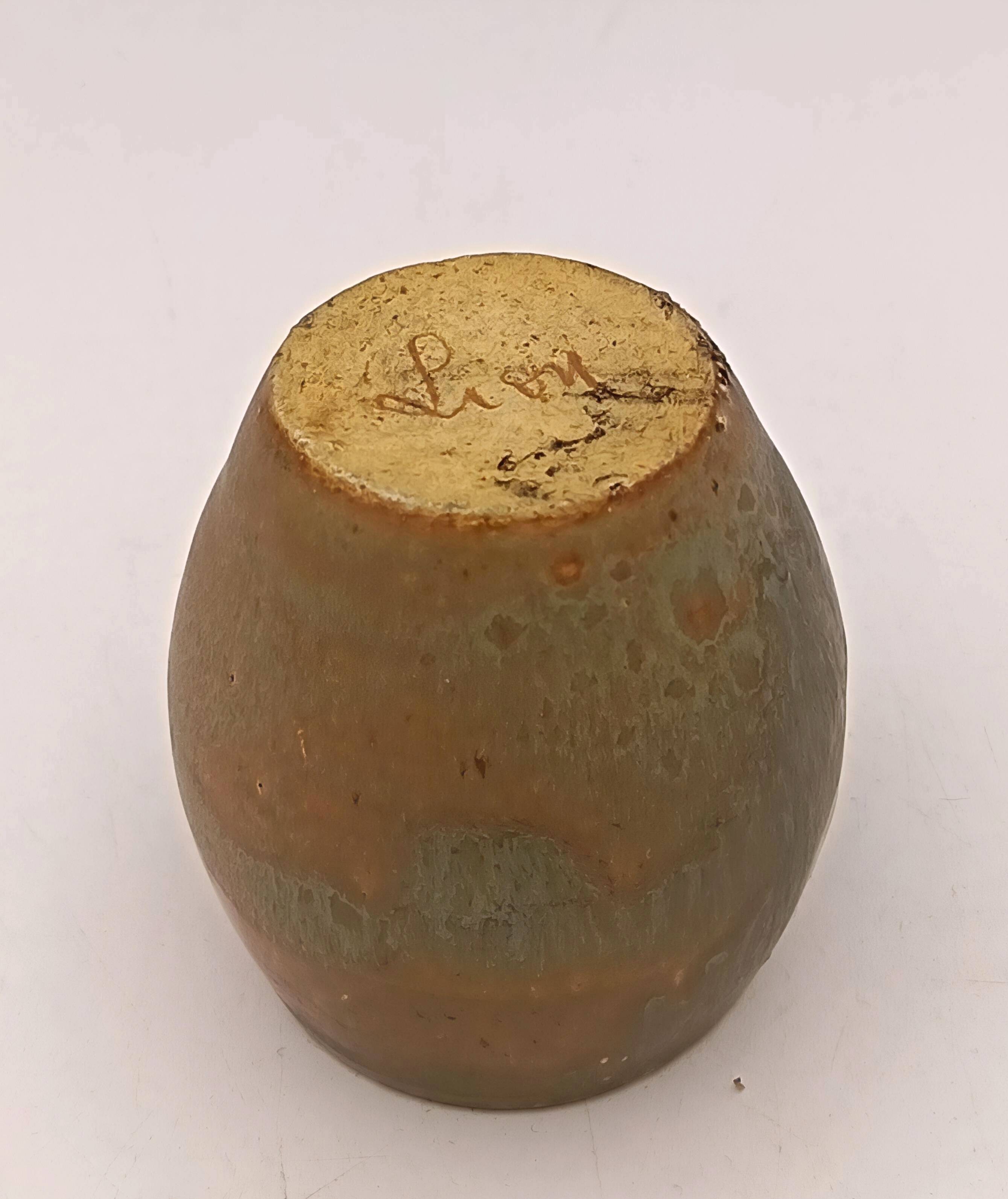 Stoneware vase by Eugène Lion – School of Carriès, Saint-Amand-en-Puisaye