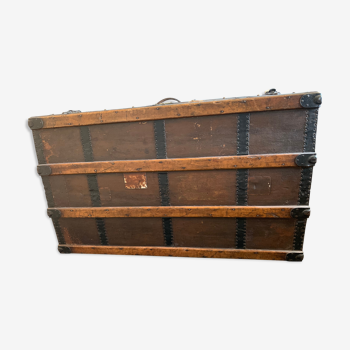 Old wooden trunk