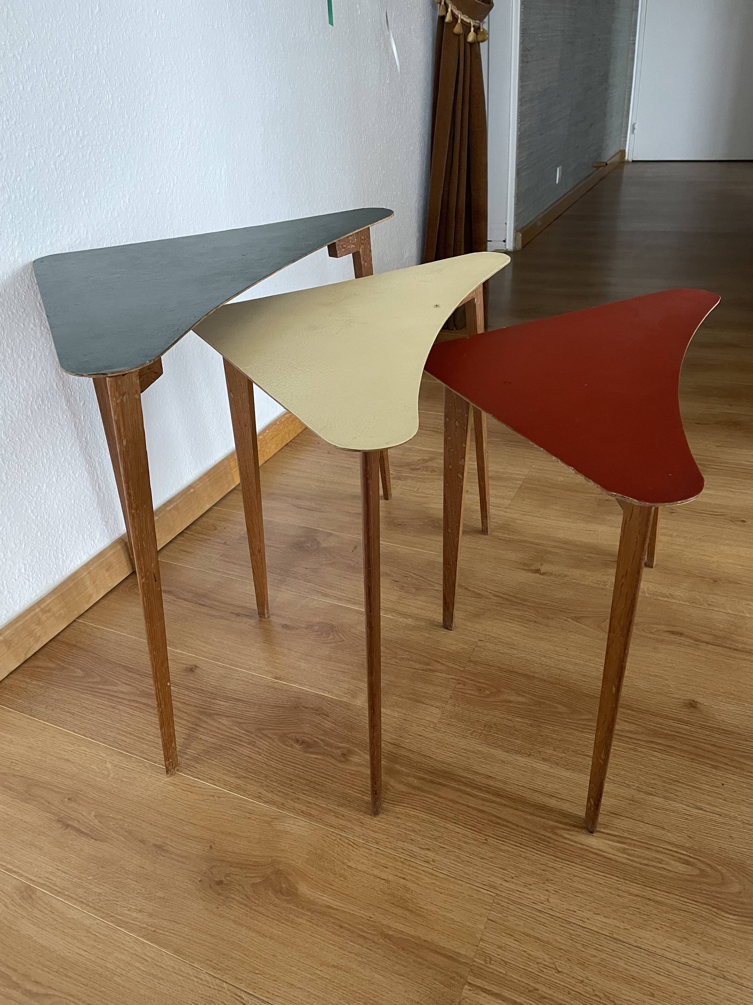 Scandinavian nesting tables 60s