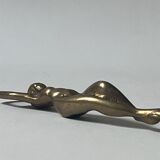 Serving utensil - Vintage & stylized brass bottle opener