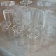 9 vintage stemmed glasses