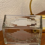 Art Deco biscuit box on a mirrored tray