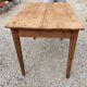 Old farmhouse table waxed wood 110 cm