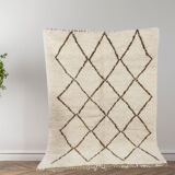 Handmade moroccan berber carpet 212 x 155 cm