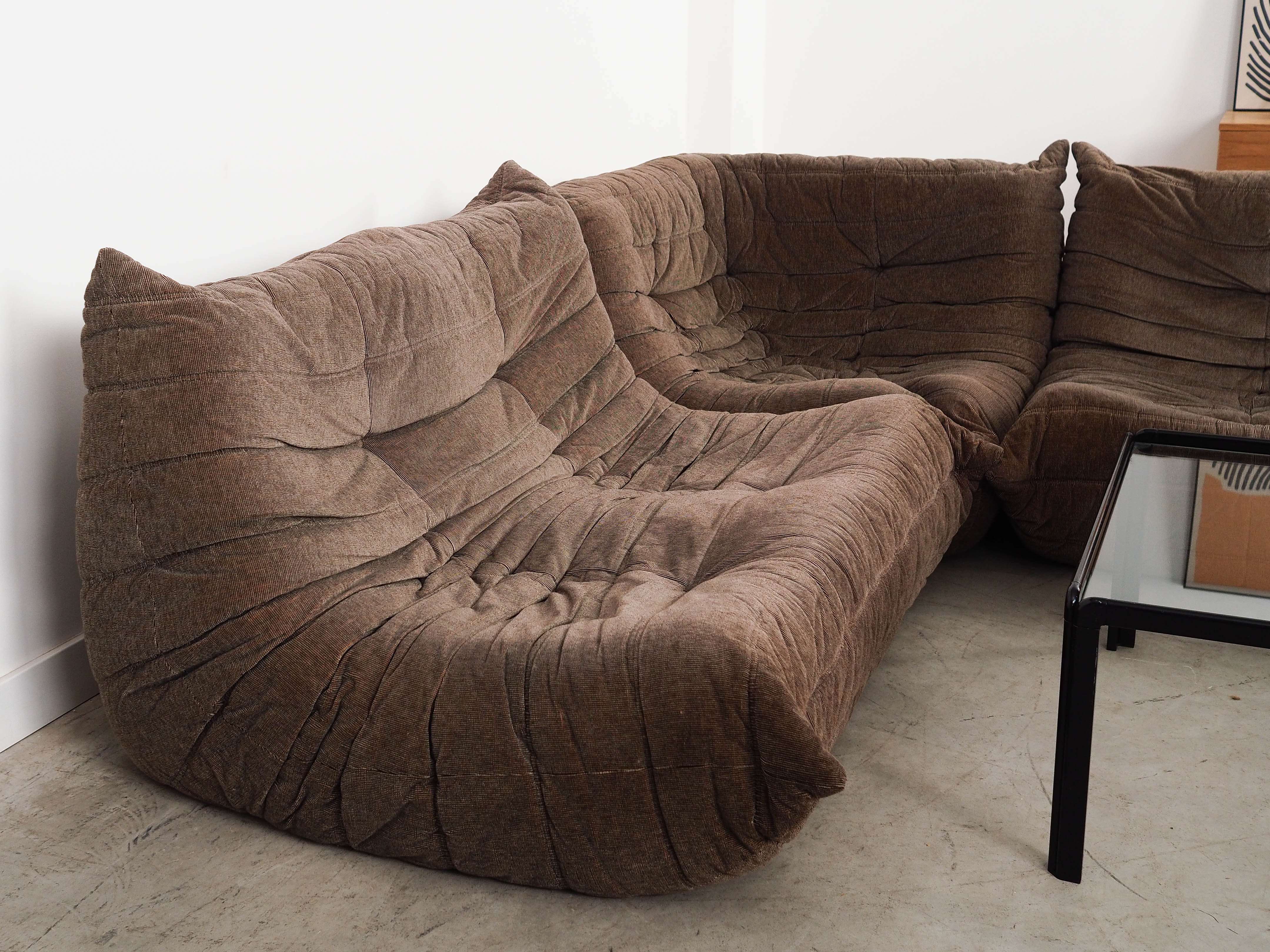 Canapé Togo 2 places par Michel Ducaroy pour Ligne Roset, France années 1970