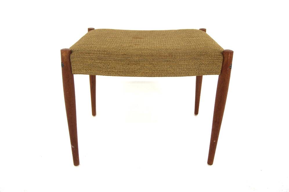 Scandinavian teak stool, Sweden, 1950