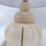 Alabaster lamp. 70'. Luminous openwork base.