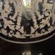 Suspension lampshade bell Vianne in petrol blue colour