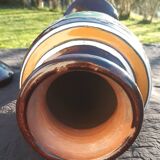 pair of old vases with art deco motifs
