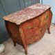 Louis XV style chest of drawers in veneer