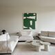 Peinture sur toile Organic vert