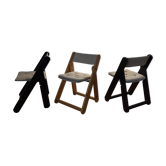 Suite of 4 chairs "Kon Tiki" by Gillis Lundgren for Ikea, circa 1970