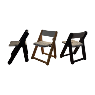 Suite of 4 chairs "Kon Tiki" by Gillis Lundgren for Ikea, circa 1970
