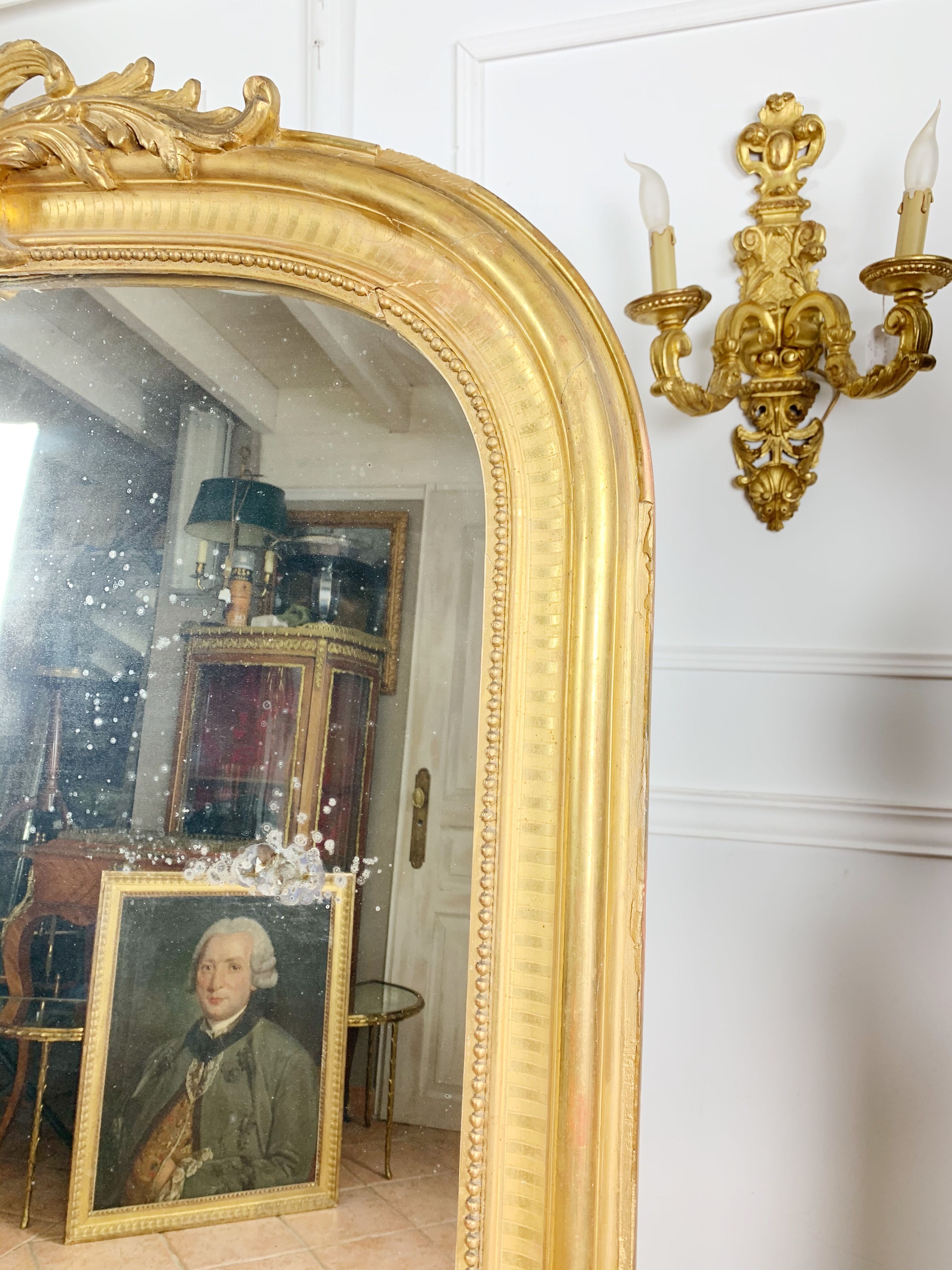 Chimney mirror Napoleon III - 147x99cm