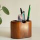 Vintage Teak Pencil Holder