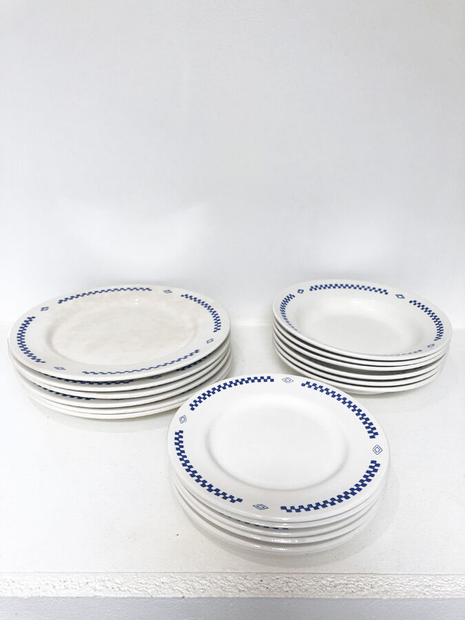 Service Lustucru vintage 18 pièces, 1950