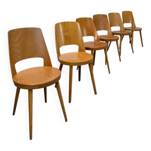 Suite de 6 chaises baumann