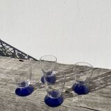 Murano transparent mocha cups