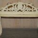 Antique French bergère window bench shabby chic
