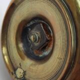 Antique bronze candlestick with dragon-shaped handle from the 17th century