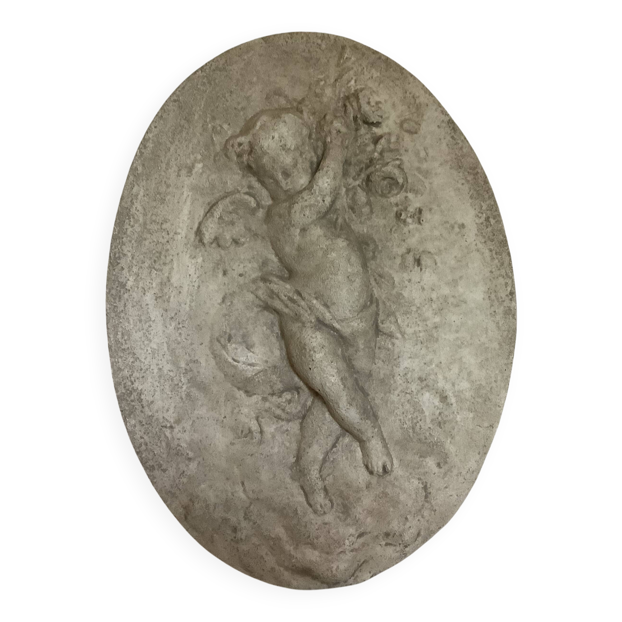 Bas-relief cherub angel