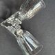 Blown and cut crystal glasses