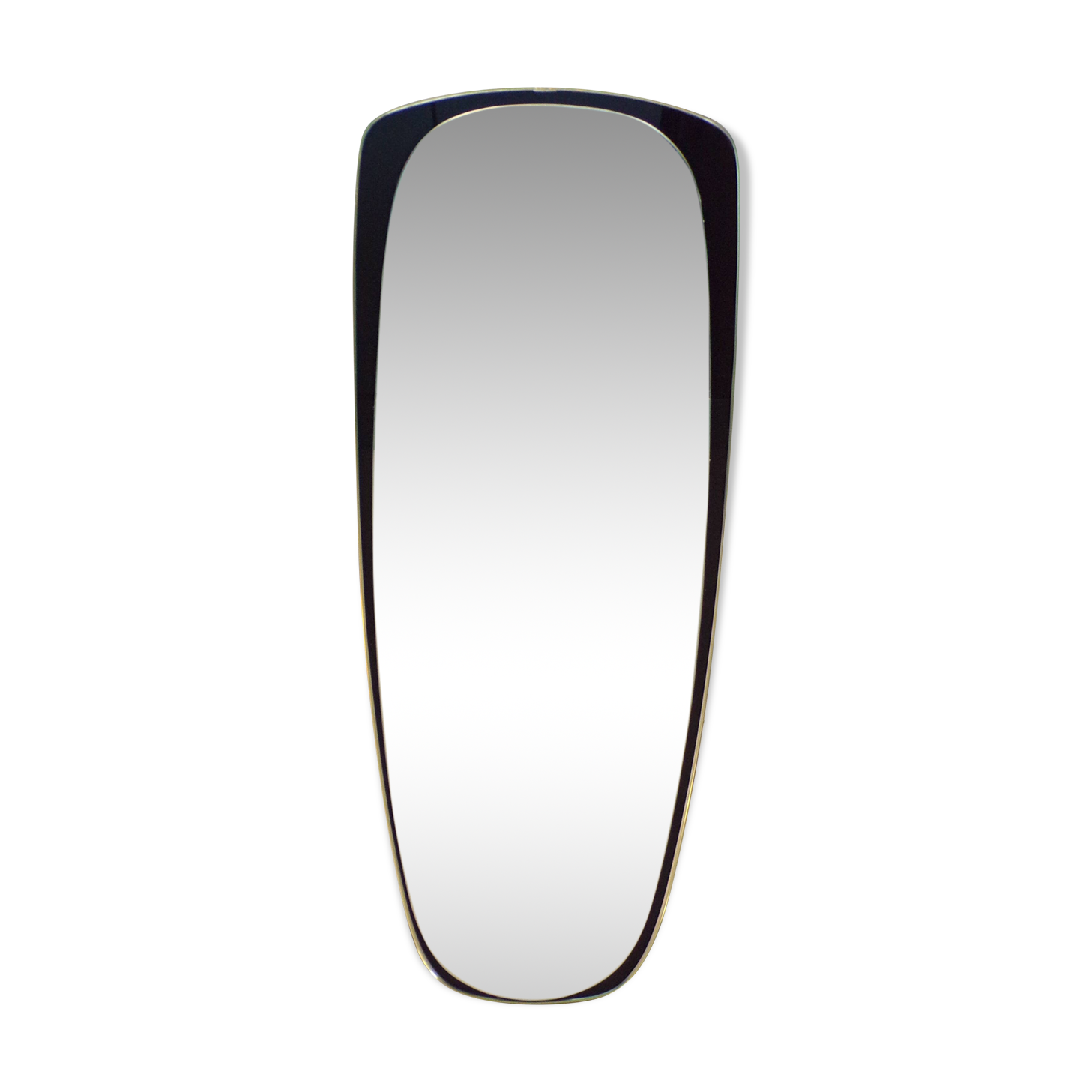 Vintage free-form mirror 33x78cm