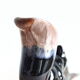 Soliflore squirrel vase in black flamed sandstone