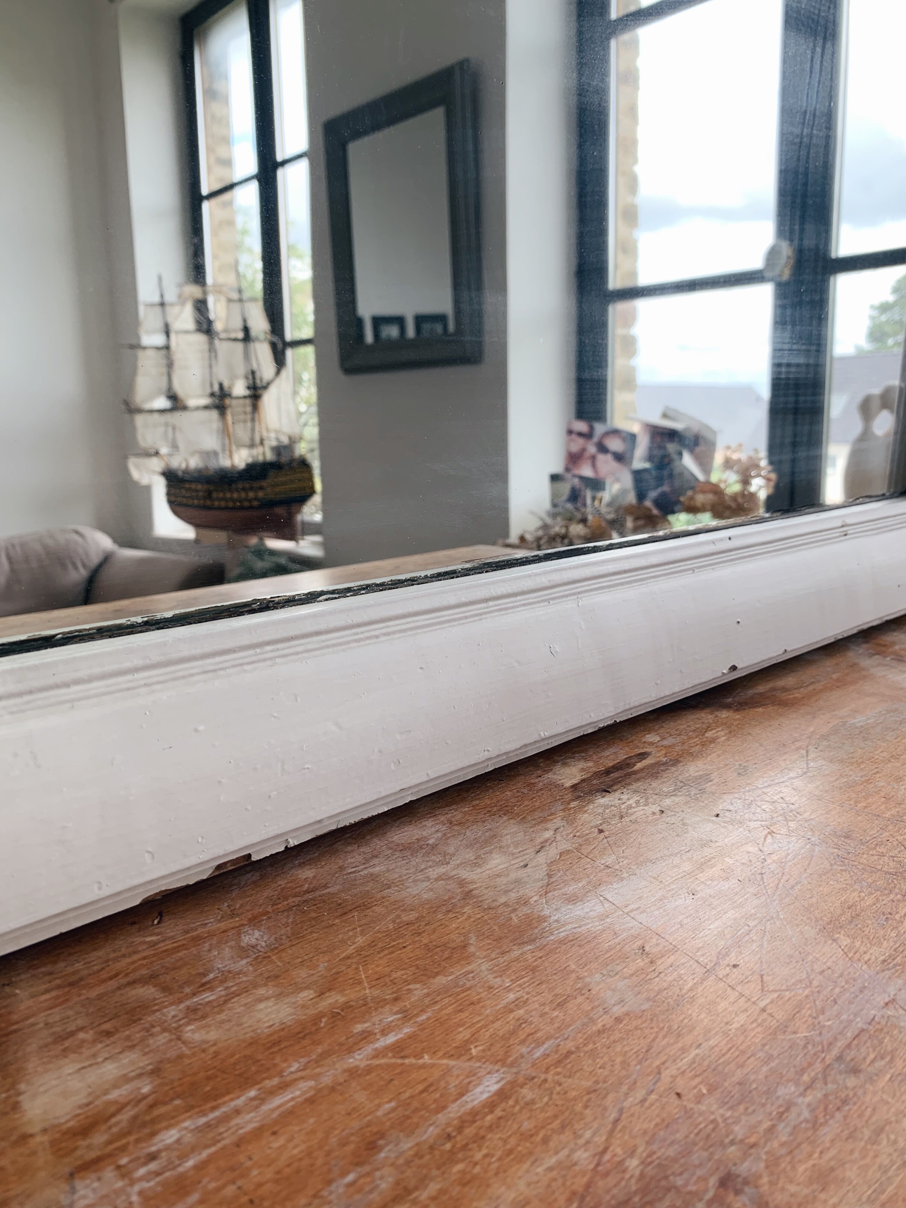 Horizontal Louis-Philippe mirror
