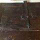 15th-century chest – panels with parchment pattern / napkin folds (coll