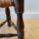 Tabouret tripode paillé des années 50