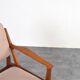 Fauteuil Ella en teck et laine du milieu du siècle par Arne Vodder pour Vamo Sønderborg