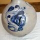 Old oil bottle in Alsatian stoneware