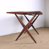 Scandinavian teak high and coffee table 1960.