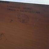 Spindle foot chest of drawers