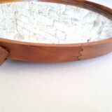 Scandinavian wall mirror in teak - luxury